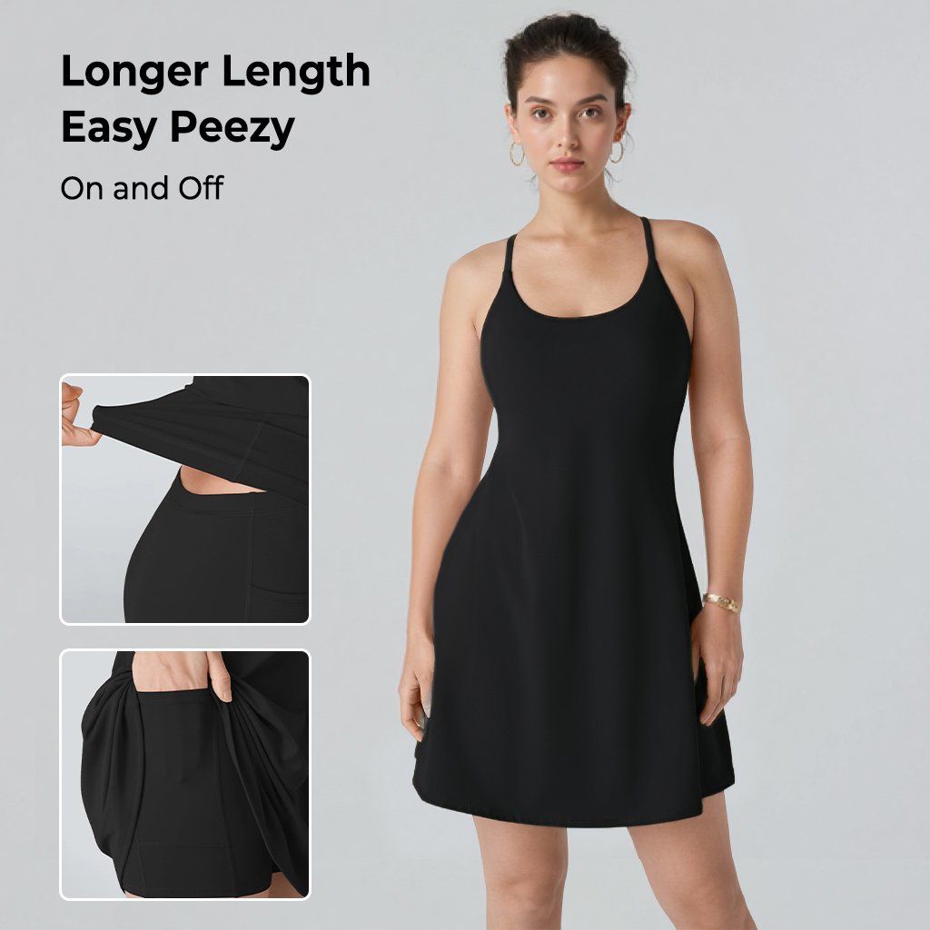 🎁Hot Sale - 50% OFF🔥The Ultimate Tummy Control Backless Active Dress