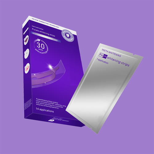 【Buy One Get One Free】Transform Your Smile Instantly-Purple Whitening Strips