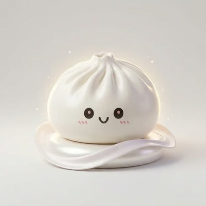 Cute Glitter Dumpling Squishy