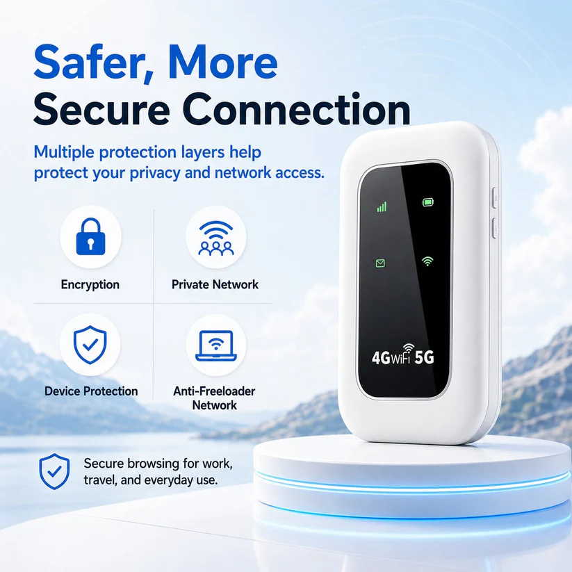 📶 All-Network Pocket WiFi – Ready in Seconds No Setup! No Hassle! Just Connect!🔥[Power on and use, free for life]
