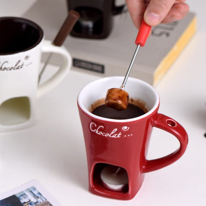 🎁Last Day Promotion 49% OFF🔥🍫 Handmade Chocolate Melting Mug – The Cozy Fondue Experience