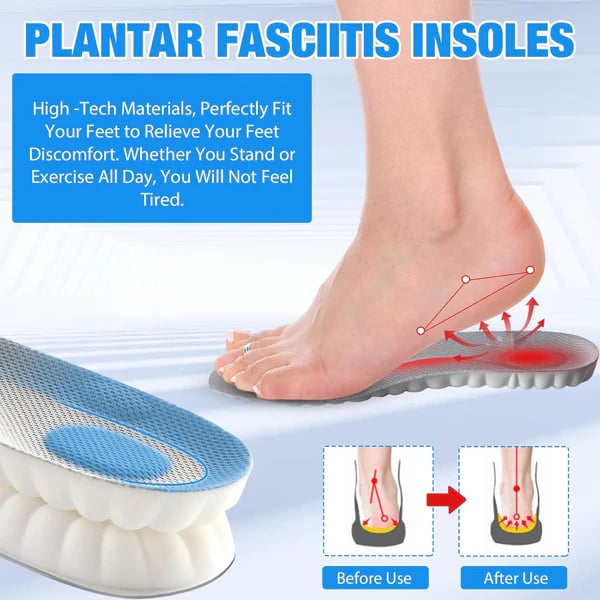 Buy 1 Get 2 Free 🔥 4D Cloud Technology Insole ☁️- Super Soft ☀️