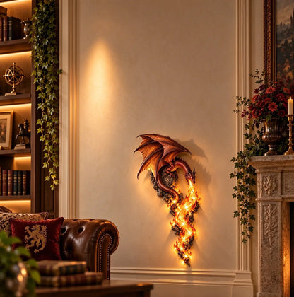 🔥last Day 49% Off -🐉 Dragonfire Guardian™ Wall Sconce – A Legendary Flame Awakens On Your Wall 🔥