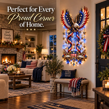 🦅American Glory Cascade - Let Freedom Light Your Home🏠