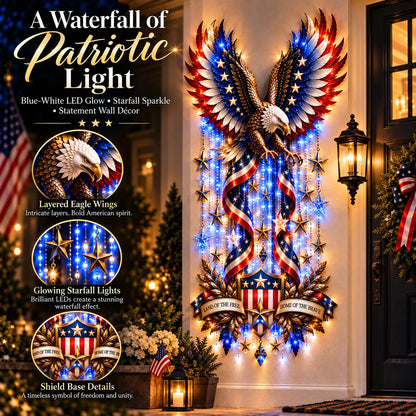 🦅American Glory Cascade - Let Freedom Light Your Home🏠