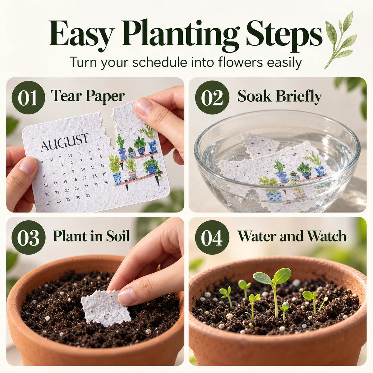✨Early Holiday Sale 45% OFF🌱Eco-Friendly Plantable “Timeless” Seed Calendar 2027