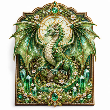 🐉 3D Layered Dragon Diamond Painting Kit, 5 Styles Fantasy Crystal Pearl Drill DIY Art Decor 25×30cm