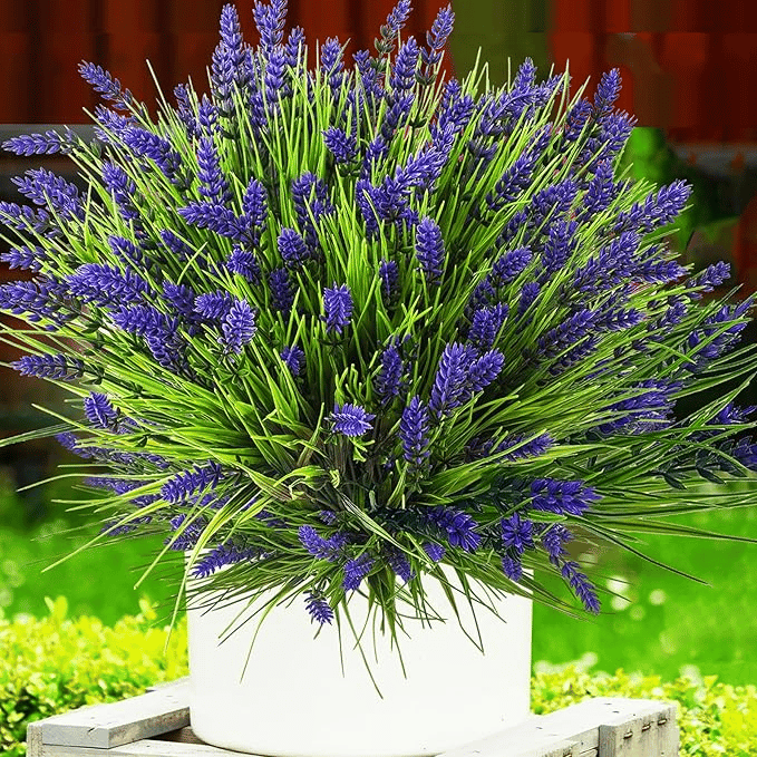 🎁Mother's Day Sale-50% Off!🔥UV Resistant Outdoor Lavender Artificial Flowers