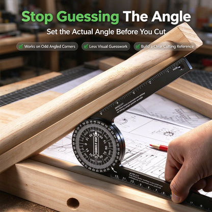 360° Adjustable Woodworking Angle Finder