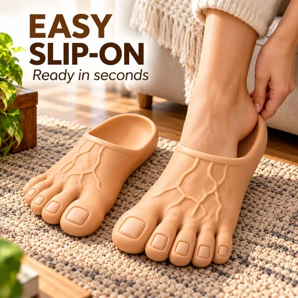 🤘Giant Barefoot Novelty Slides – Turn Heads & Bring Instant Laughs Everywhere You Walk!