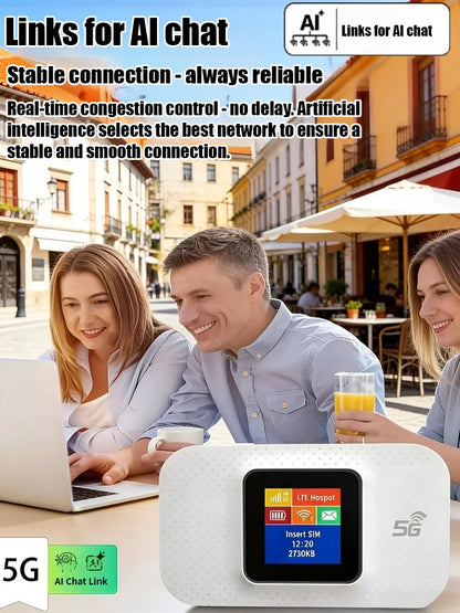 🔥One-Time Payment, Lifetime Free Satellite WiFi 🛰️50 Mbps High-Speed | Full Charge Lasts 1 Month 🔋