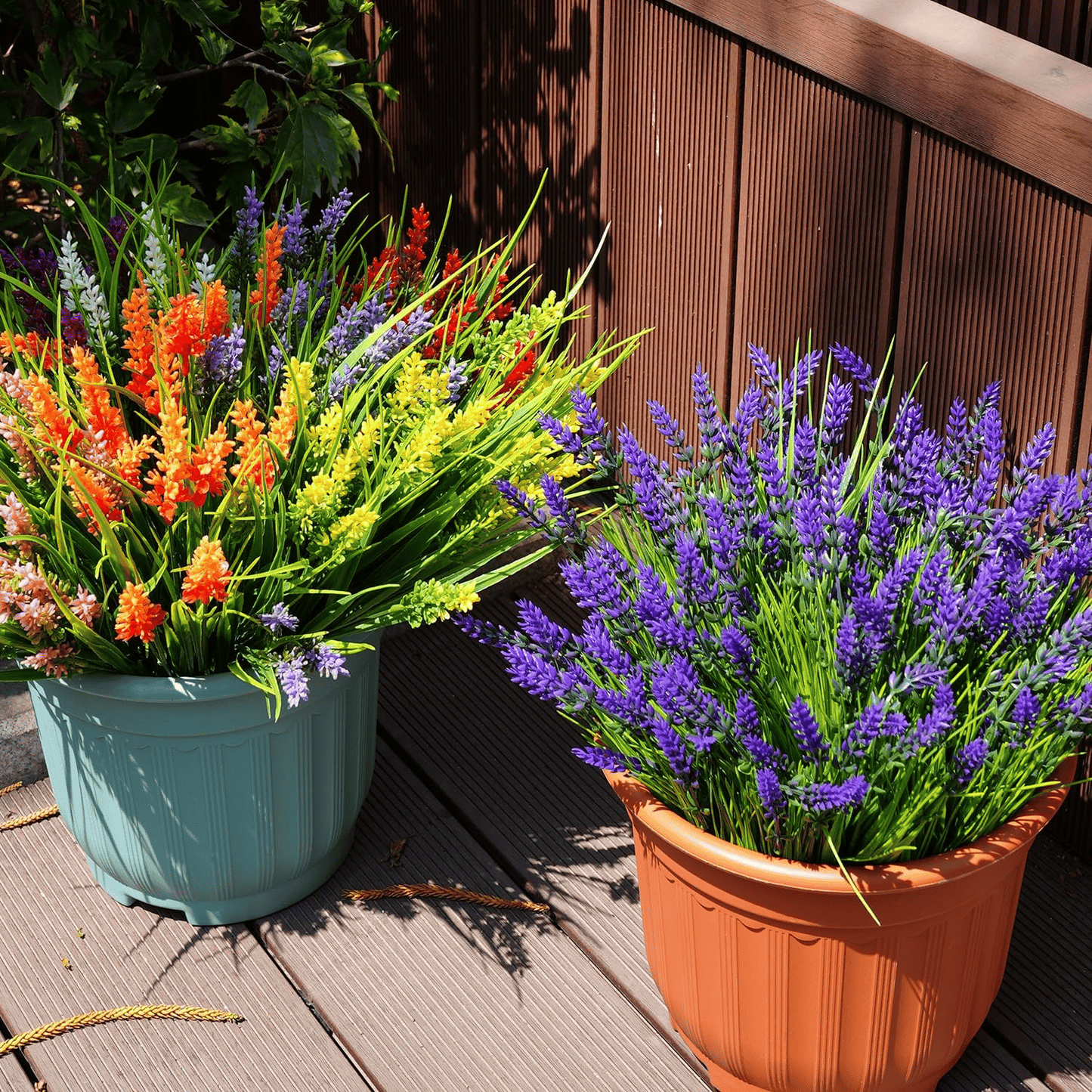 🎁Mother's Day Sale-50% Off!🔥UV Resistant Outdoor Lavender Artificial Flowers