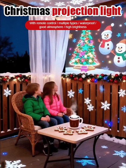 🔥 Echte Magie für Kinder：🎄LED Energy-Saving Lamp Colorful Christmas Atmosphere Scene