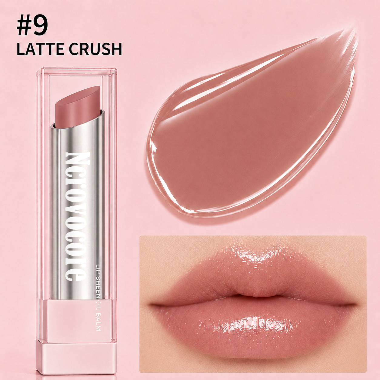 🔥Last Day Buy 1 Get 1 Free|Ncrovocore GLOW VEIL LIP SHEEN OIL BALM