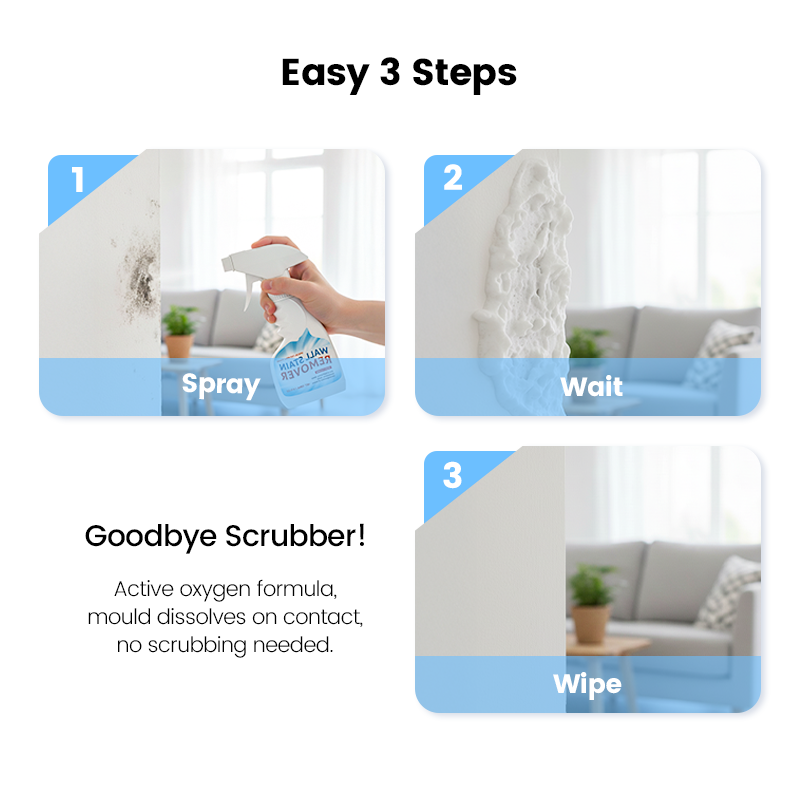 🔥Buy 2 Get 1 Free🔥⏰🔥Highly Effective Mould Removal Spray - Prevents Mould Regrowth.✅Save your and your family's health🧑‍⚕️