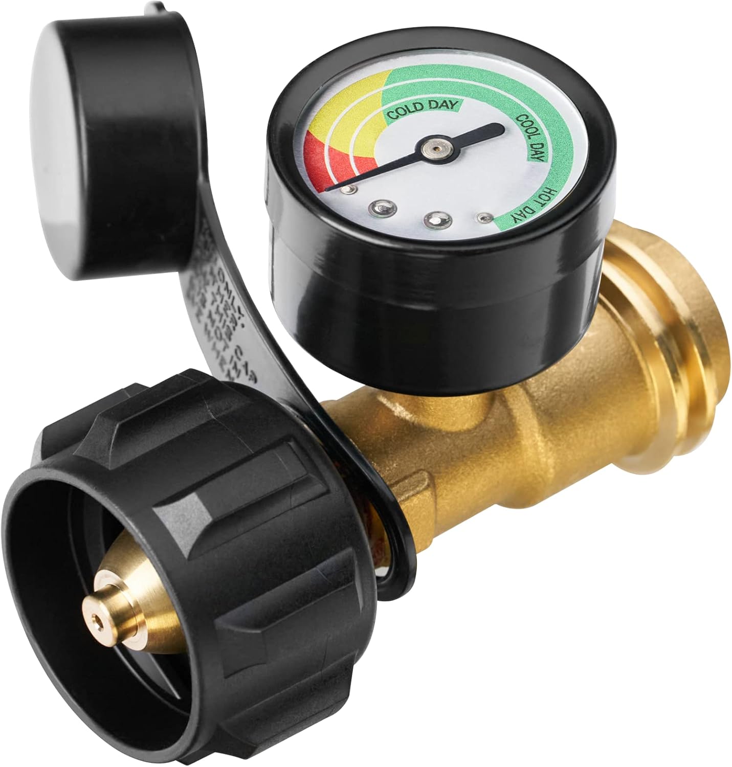 All-in-One Propane Tank Gauge | QCC1 Universal Fit for Grills, RVs & Outdoor Heaters🛻