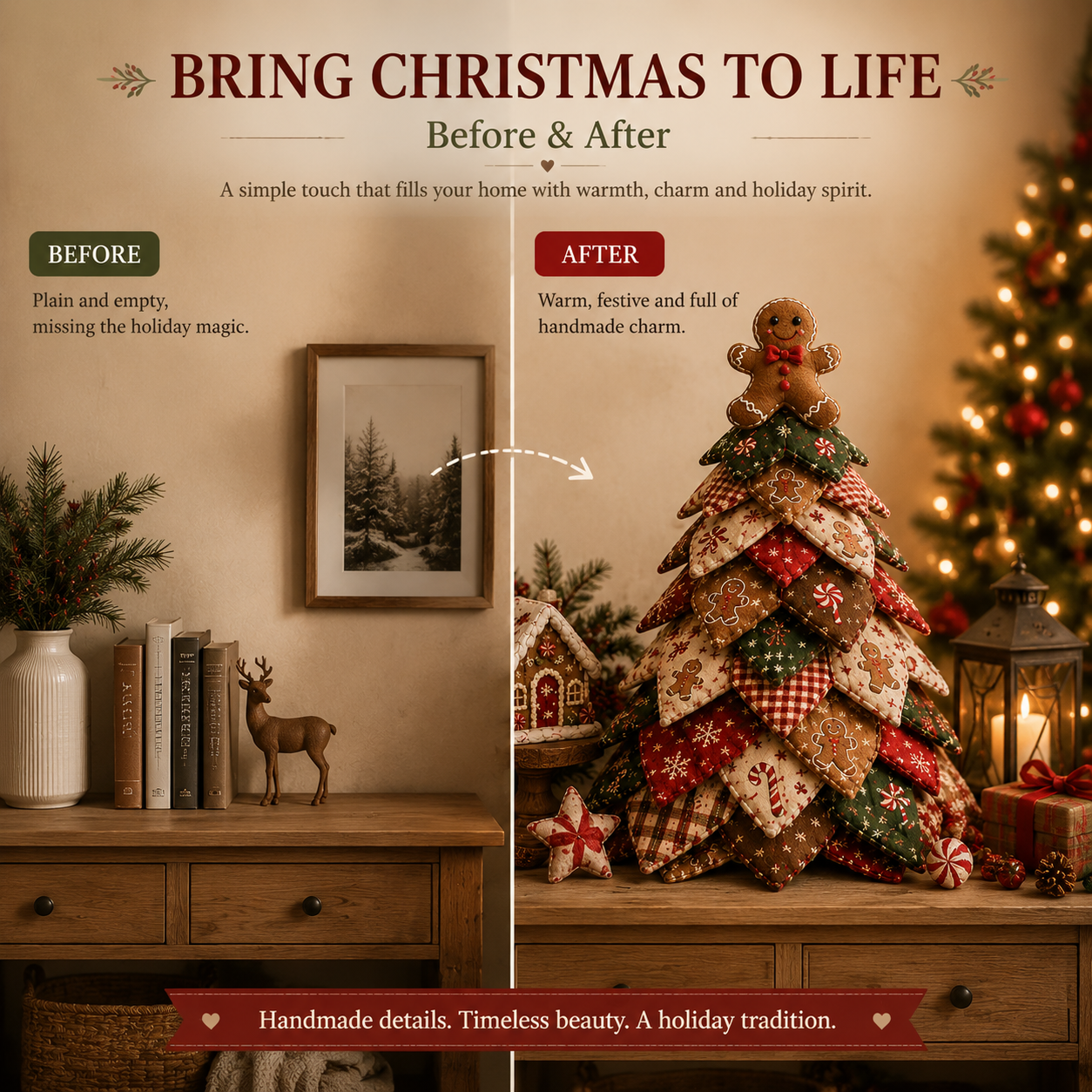 🔥Last Day 49% OFF DIY Quilted Christmas Tree Kit