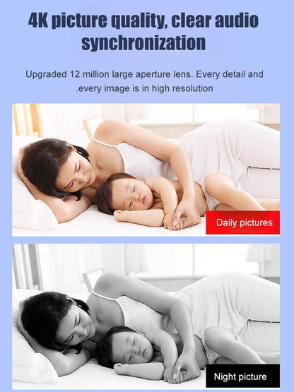 🔥【No wiring, no network】🌟super discreet camera & 💯Tiny and installs in 1 second