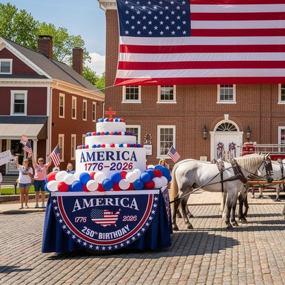 🔥Hot Sale🔥-USA 250th Anniversary Semiquincentennial Bunting Flag🎉