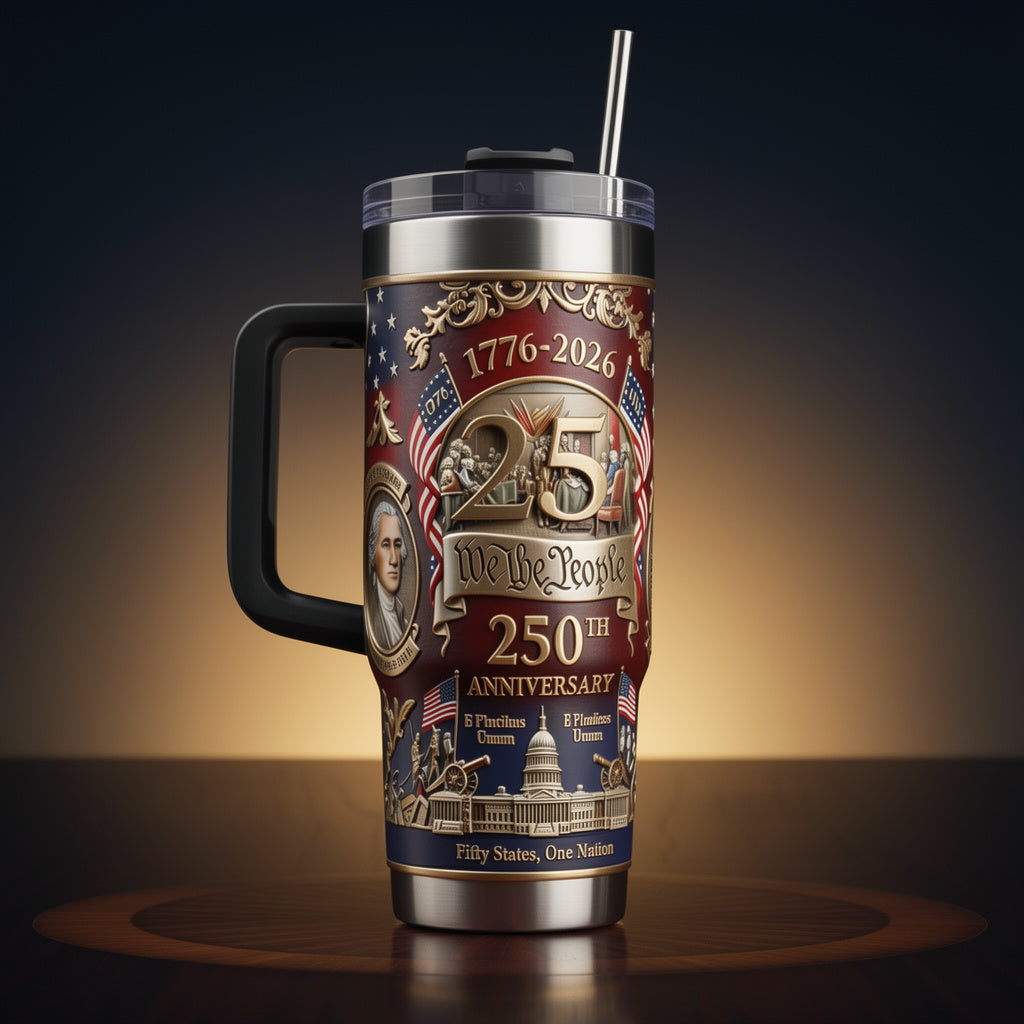 🔥U.S. 250th Anniversary Commemorative Travel Tumbler (1776-2026)