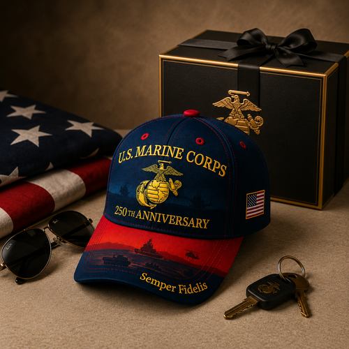 🔥 Father’s Day Sale - ❤️  250th Anniversary Commemorative Embroidered Cap