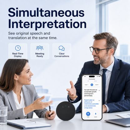 🔥 50% OFF – Limited Time Offer🔥AI Pocket Translator – Real-Time Two-Way Voice Translation in 165+ Languages