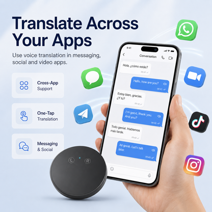 🔥 50% OFF – Limited Time Offer🔥AI Pocket Translator – Real-Time Two-Way Voice Translation in 165+ Languages