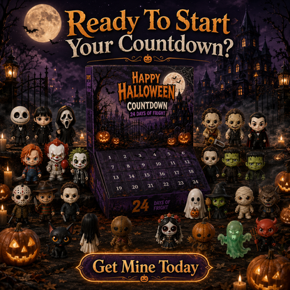 🔥Limited 50% OFF👻Spooky Countdown™ 🕯️|🎃 24 Days of Halloween Surprises👻One Surprise a Day.🔥 Endless Halloween Fun.🌟