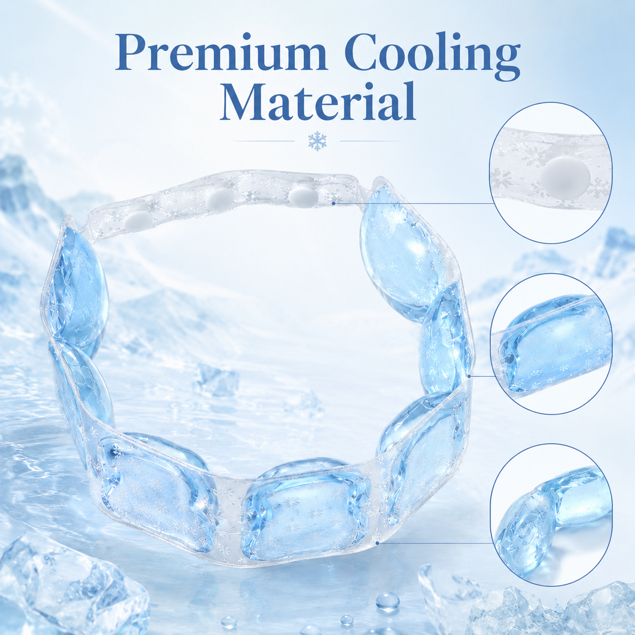🔥 Limited 50% OFF Today!🌊Cooling Neck Ring💦Stay Cool Anywhere 🌟—✨ No Batteries. 🌈No Charging. No Noise.