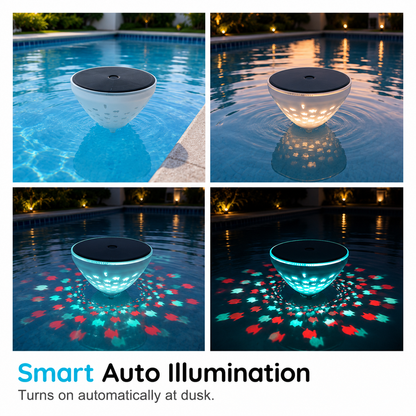 🎁 2026 Summer Hot Sale – 50% OFF 💦 Solar Floating Pool Light with Colorful Fish Projection