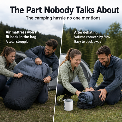🔥Last Day 50% OFF Save Today Before The Offer Ends🎁4-in-1 Mini Outdoor Air Pump  Inflate. 🔥Deflate. 🚀Light Up.🌌 Attach Anywhere.✨
