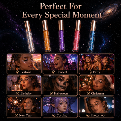 🔥Last Day 50% OFF🌈Sparkling 5-Color Glitter Mascara Gift Set🌈✨Mascara✨