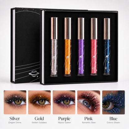 🔥Last Day 50% OFF🌈Sparkling 5-Color Glitter Mascara Gift Set🌈✨Mascara✨