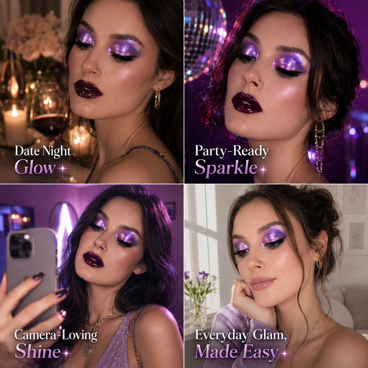 🔥Last Day 50% OFF🌈Multi-Chrome Liquid Glitter Eyeshadow ⭐Eyeshadow🌊Fangshui✨Multi-Chrome🔥