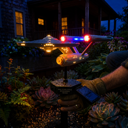 🌌 TODAY ONLY—🔥 Now Only 48% of the Original Price| Sci-Fi Starship Solar Garden Light