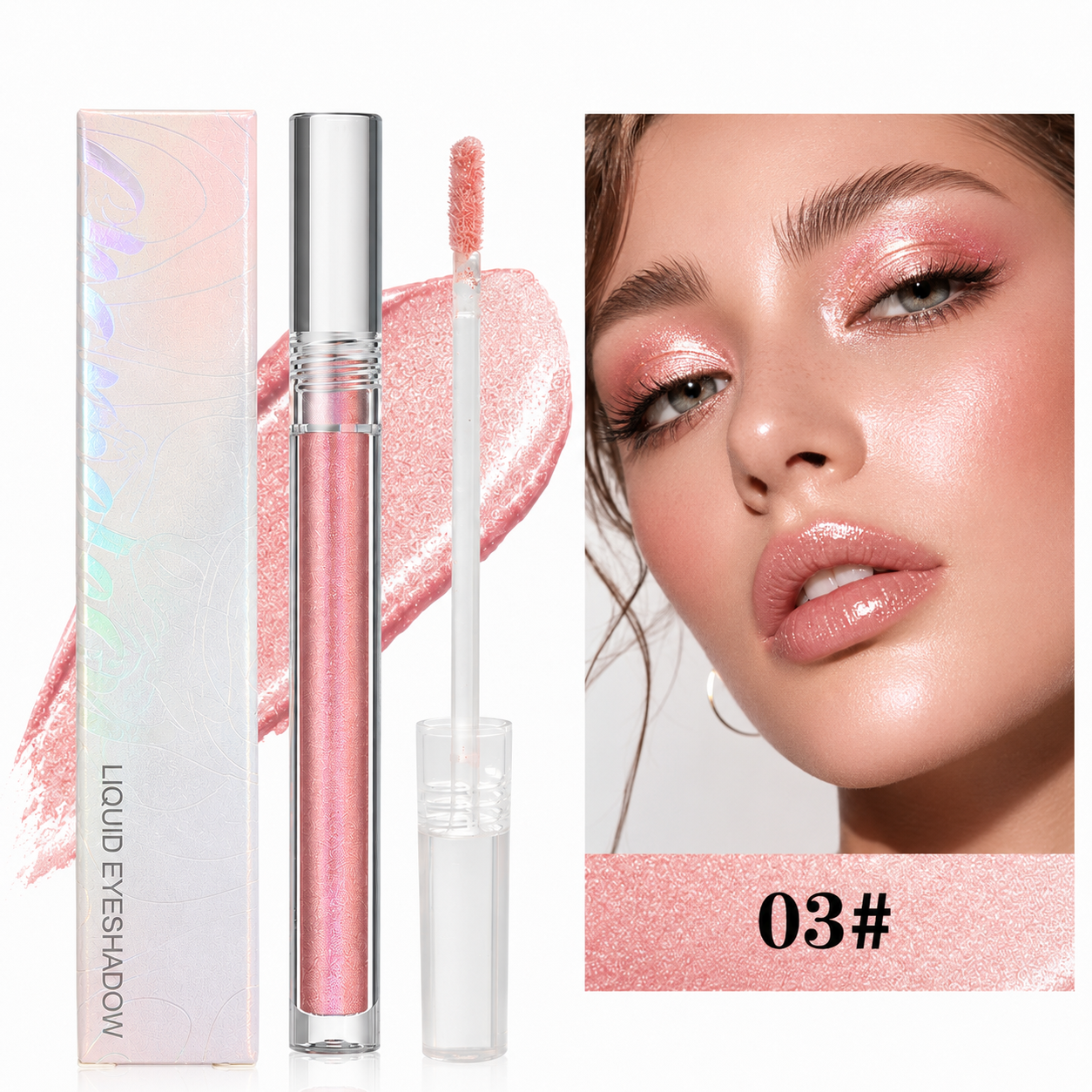 🔥Last Day 50% OFF🌈Multi-Chrome Liquid Glitter Eyeshadow ⭐Eyeshadow🌊Fangshui✨Multi-Chrome🔥