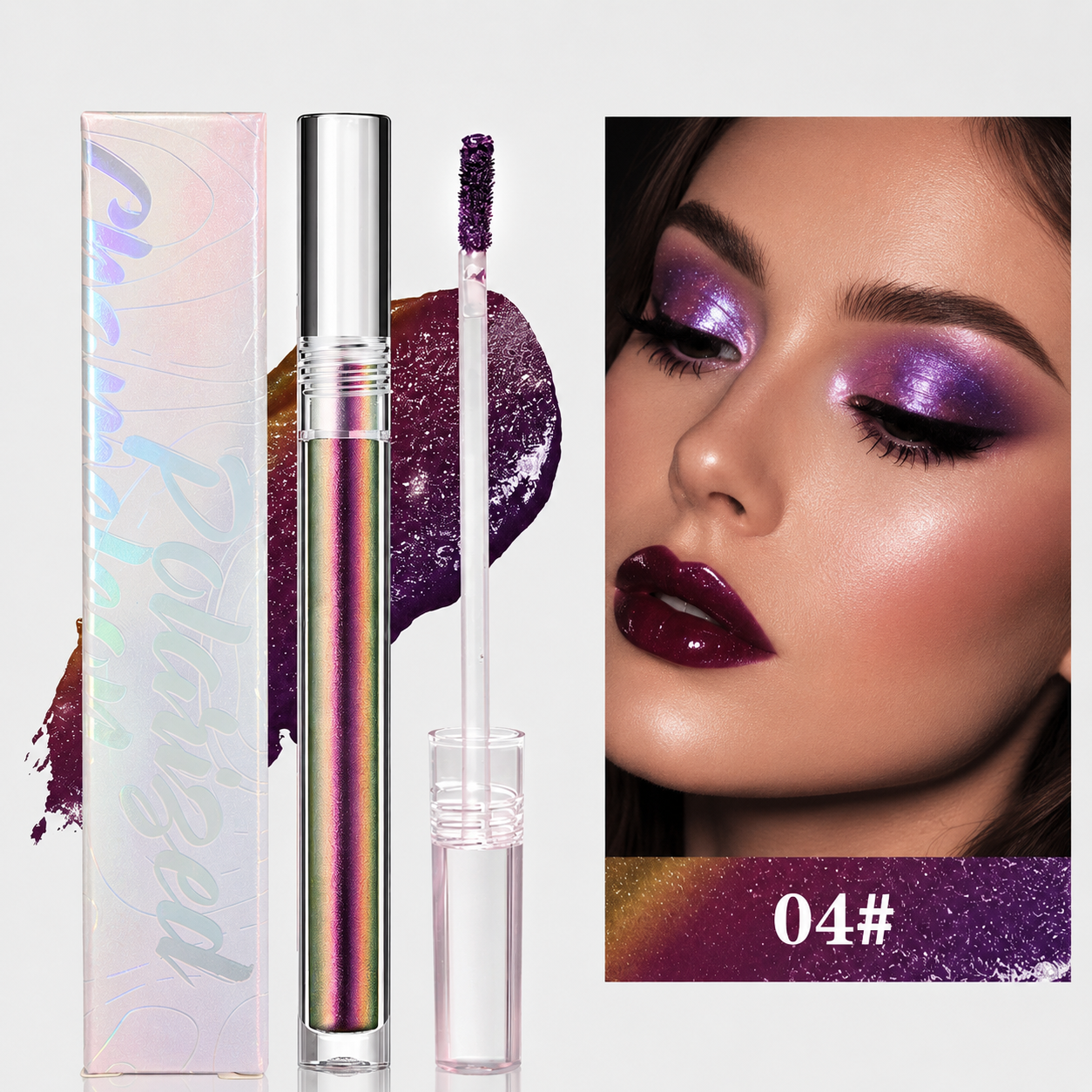 🔥Last Day 50% OFF🌈Multi-Chrome Liquid Glitter Eyeshadow ⭐Eyeshadow🌊Fangshui✨Multi-Chrome🔥