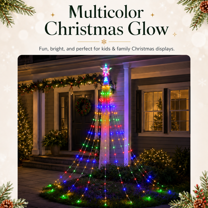 🔥Last Day 50% OFF✨ Outdoor Star Tree String Lights🌟 – 🌈Turn Your Yard Into A Magical Light Show🔥