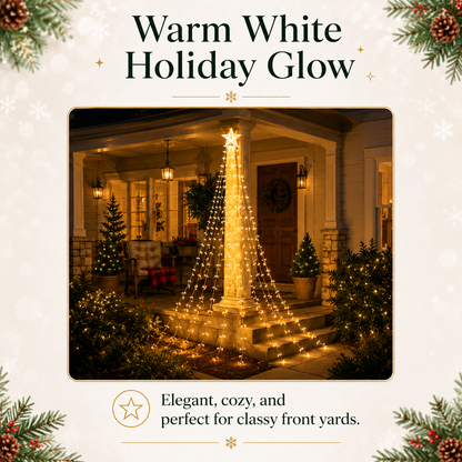 🔥Last Day 50% OFF✨ Outdoor Star Tree String Lights🌟 – 🌈Turn Your Yard Into A Magical Light Show🔥