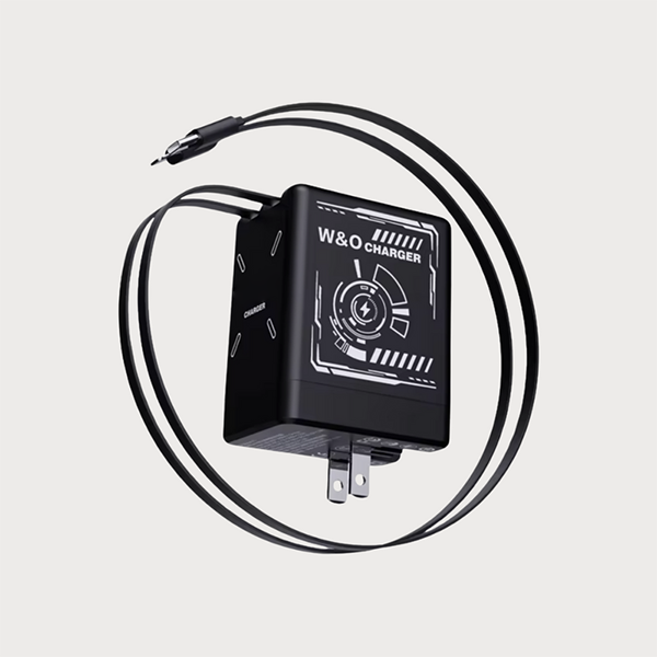 🎁（O Estoque limitado!⚡ Carregador rápido 2 em 1 universal ）🎉 45W Retractable Fast Charger Cube