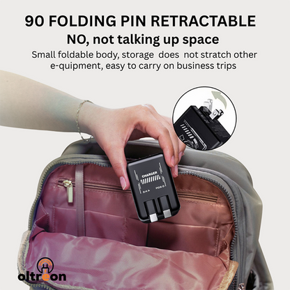 🎁（O Estoque limitado!⚡ Carregador rápido 2 em 1 universal ）🎉 45W Retractable Fast Charger Cube