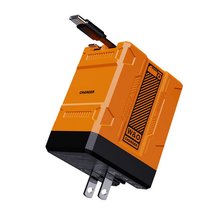 🎁（O Estoque limitado!⚡ Carregador rápido 2 em 1 universal ）🎉 45W Retractable Fast Charger Cube