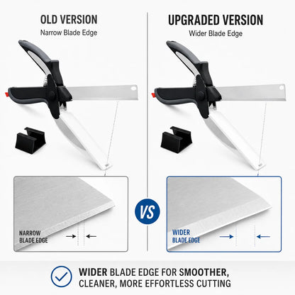 🥕 2-in-1 Kitchen Scissors with Cutting Board – Slice Veggies, Meat & Fruit in One Step, No More Switching Tools