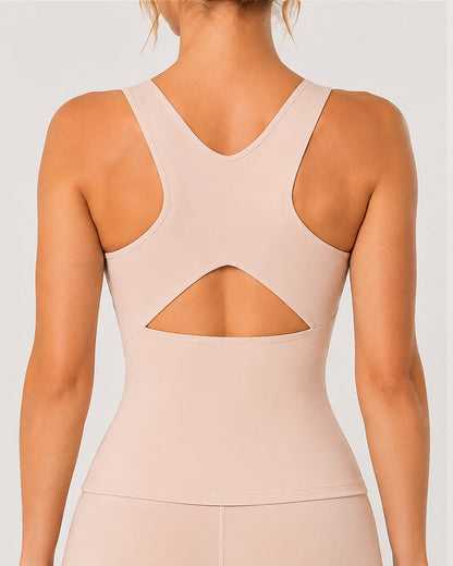 4-in-1 Seamless Front Closure Tummy Control Wire-Free Bra Crossback Shaping Vest