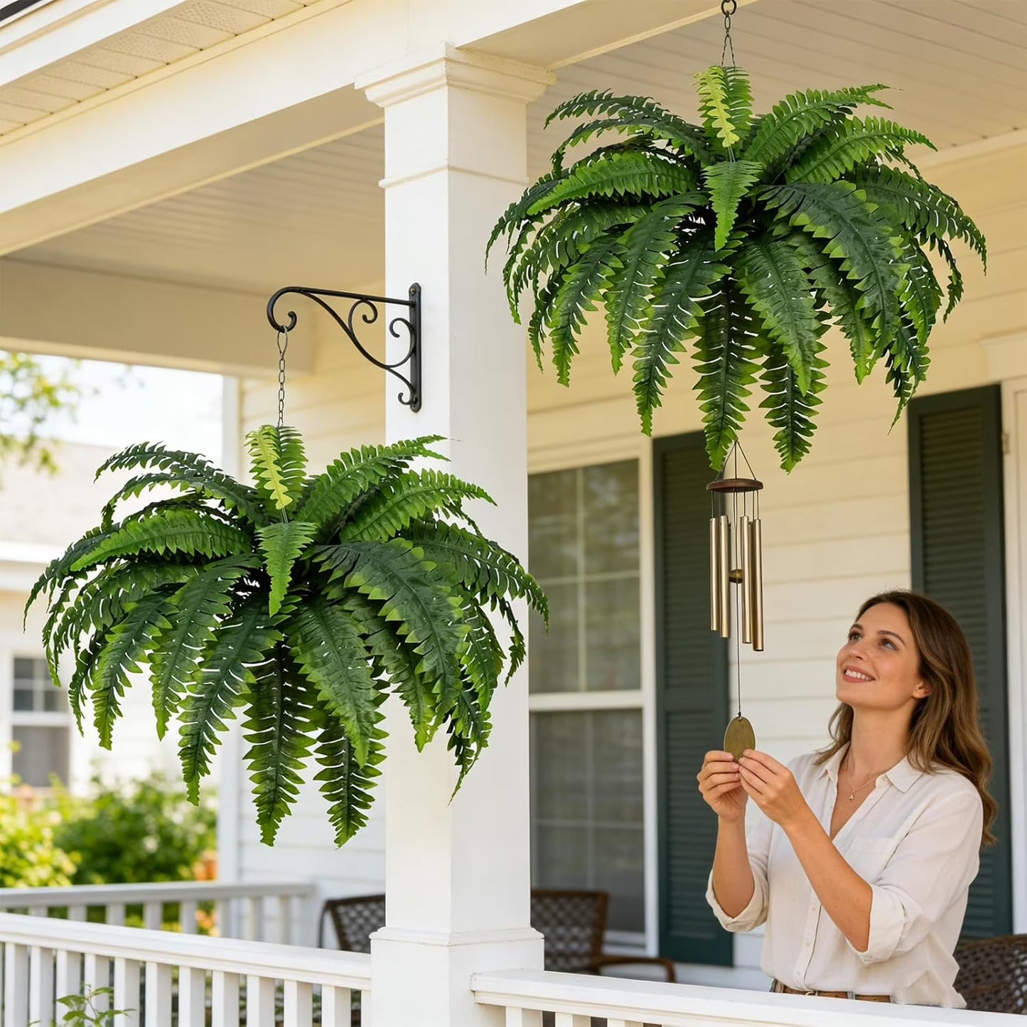 🏆Flash Sale⚡ 50K+ SOLD!🔥🌱 UV-Resistant Lifelike Artificial Boston Fern