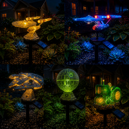 🌌 TODAY ONLY—🔥 Now Only 48% of the Original Price| Sci-Fi Starship Solar Garden Light