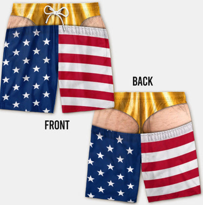 😂 Novelty Prank Swim Trunks – The Ultimate Double-Take Beach & Pool Shorts