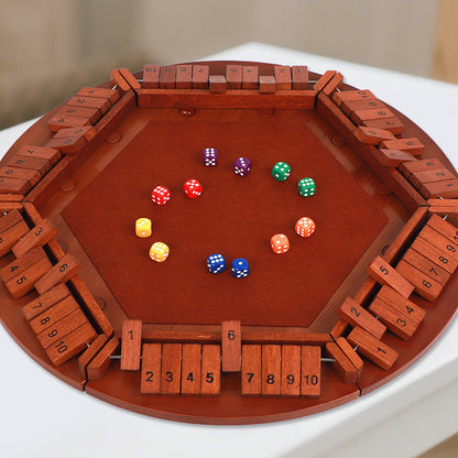 🔥Limited Time Offer!🎲 Bigger Board, Bigger Fun – The Ultimate 47cm Shut The Box for Family & Friends!