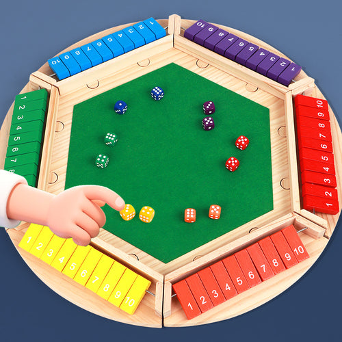 🔥Limited Time Offer!🎲 Bigger Board, Bigger Fun – The Ultimate 47cm Shut The Box for Family & Friends!