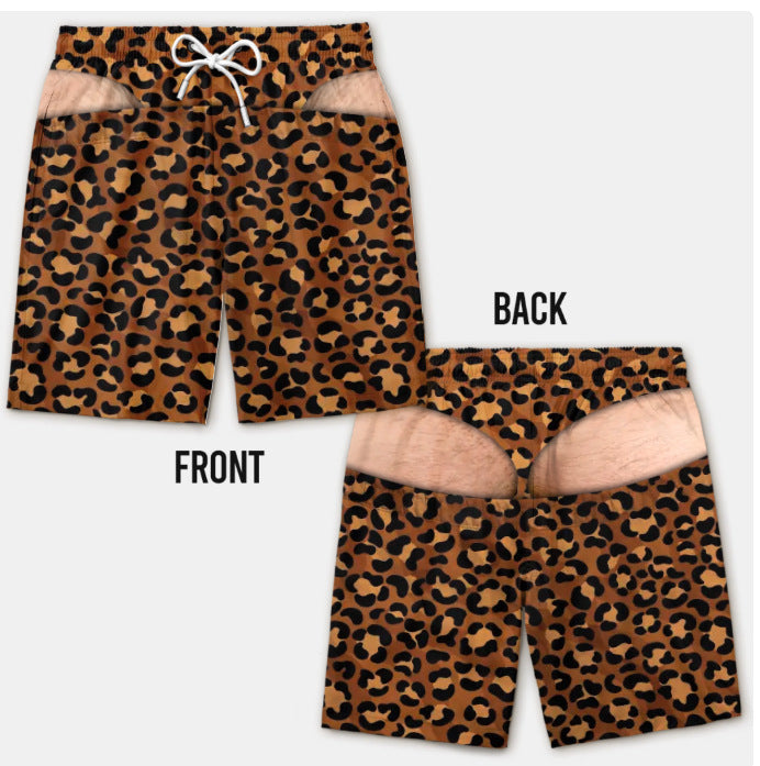 😂 Novelty Prank Swim Trunks – The Ultimate Double-Take Beach & Pool Shorts